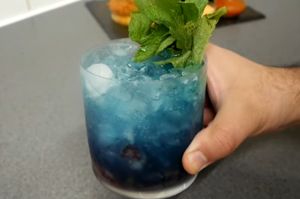 2. Blueberry Mocktail