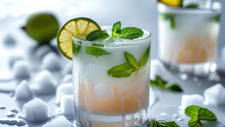 Coconut Mojito Mocktail