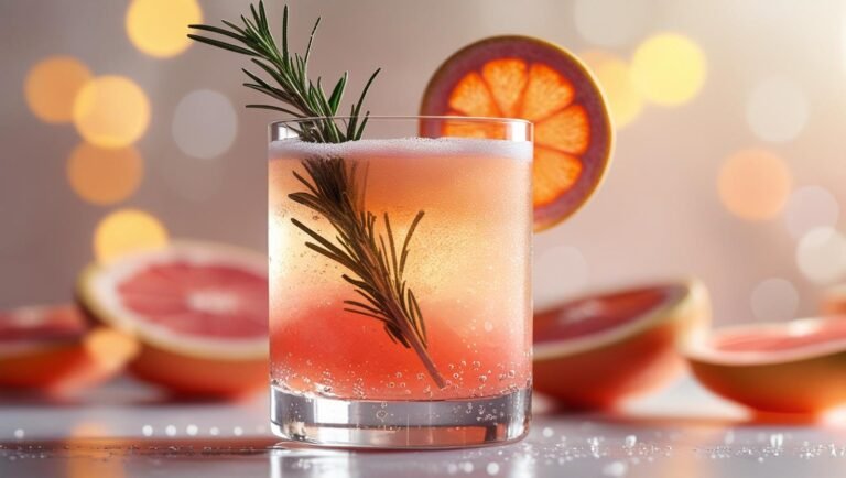 Grapefruit Rosemary Sparkler