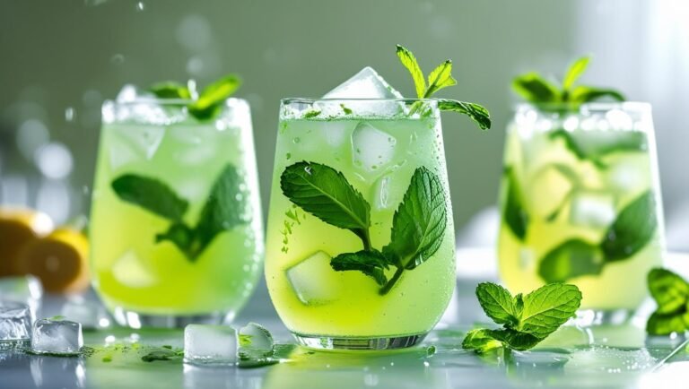 Minted Matcha Lemonade
