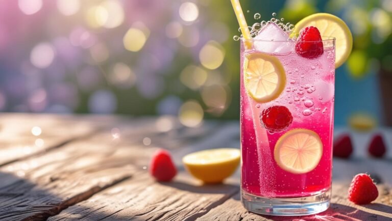 Raspberry Lemonade Sparkler