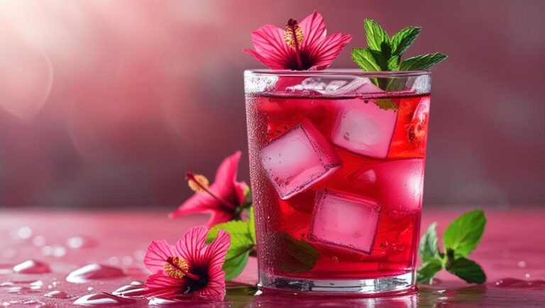 Spiced Hibiscus Iced Tea