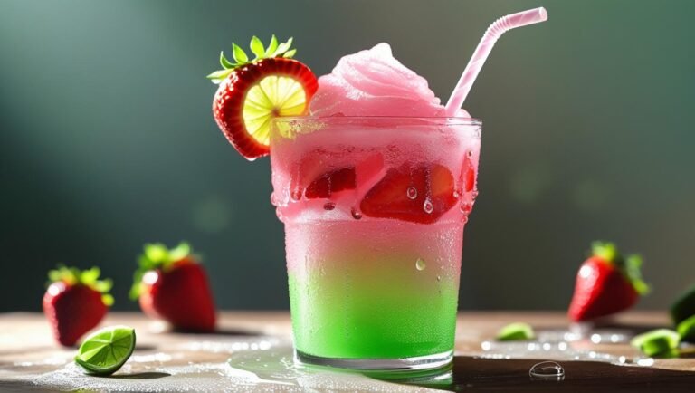 Strawberry Lime Slush
