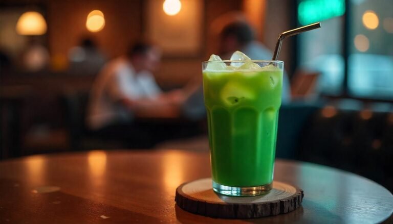 Iced Matcha Tea Latte