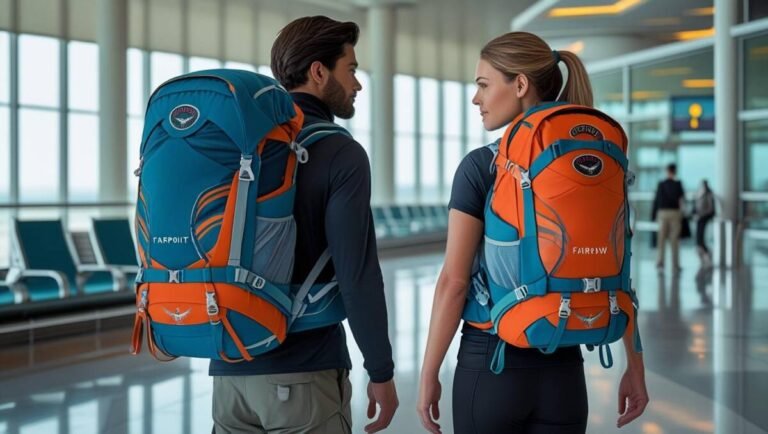 Osprey Farpoint 40 (Men) Fairview 40 (Women) – Best for International Travel