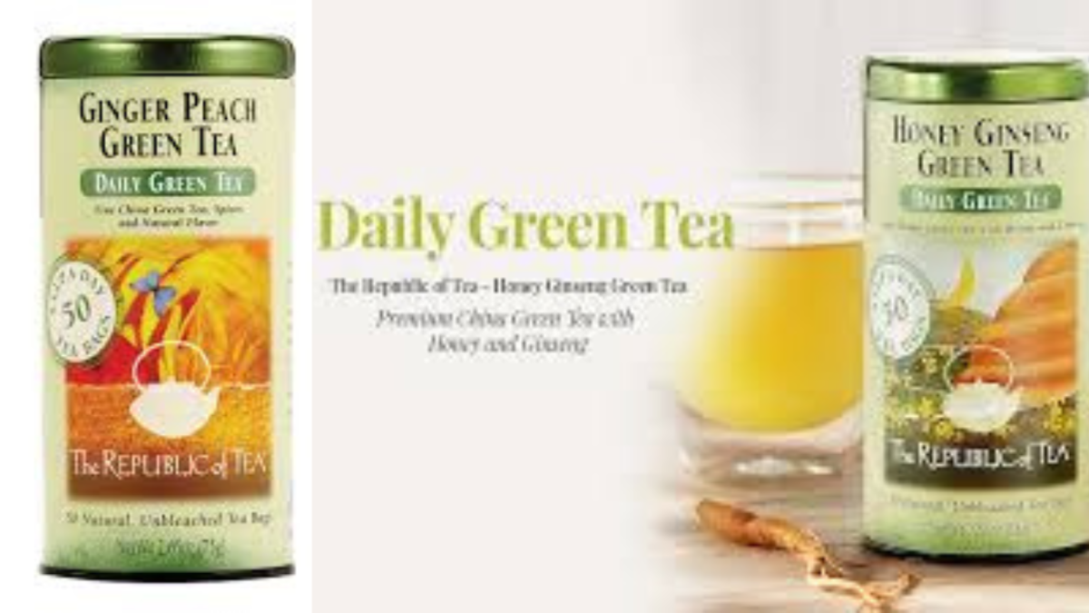 Republic of tea green tea with honey and ginseng