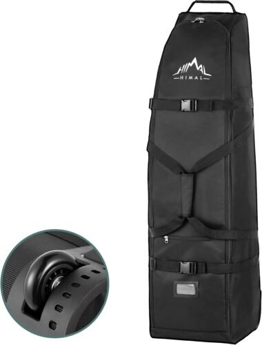 Himal Outdoors Soft-Sided Golf Travel Bag with Wheels