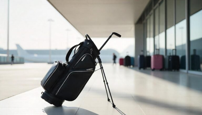 Golf Travel Bags for Airlines with Adjustable Support Rod