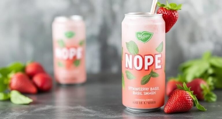 NOPE Strawberry Basil Smash – Sweet, Smooth & Summer Ready