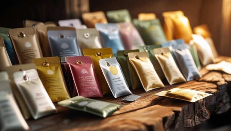 Tea Packs Menu