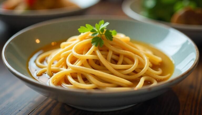 Soft Cooked Noodles (No Sauce or Light Broth)