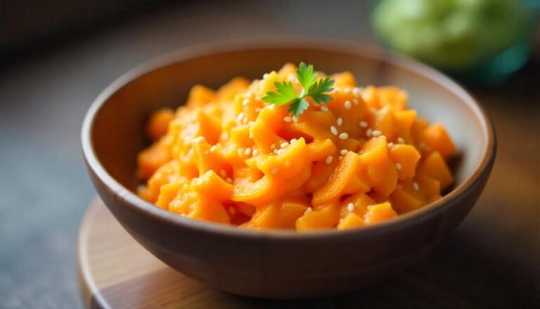 Steamed Carrots (Mashed)