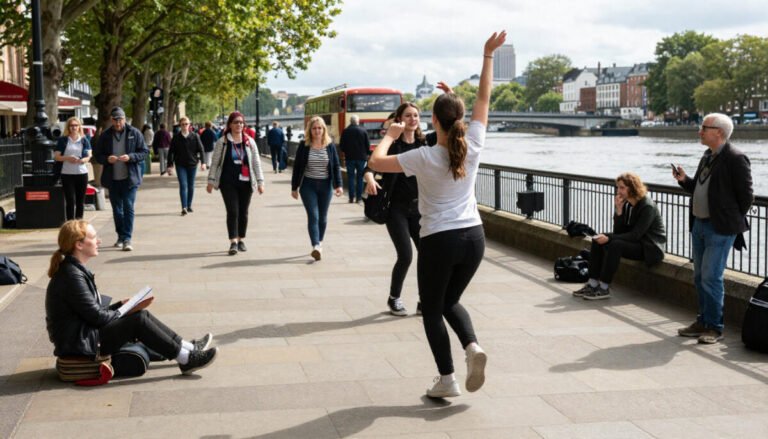 Wander Along South Bank – Street Performers, Views & Culture