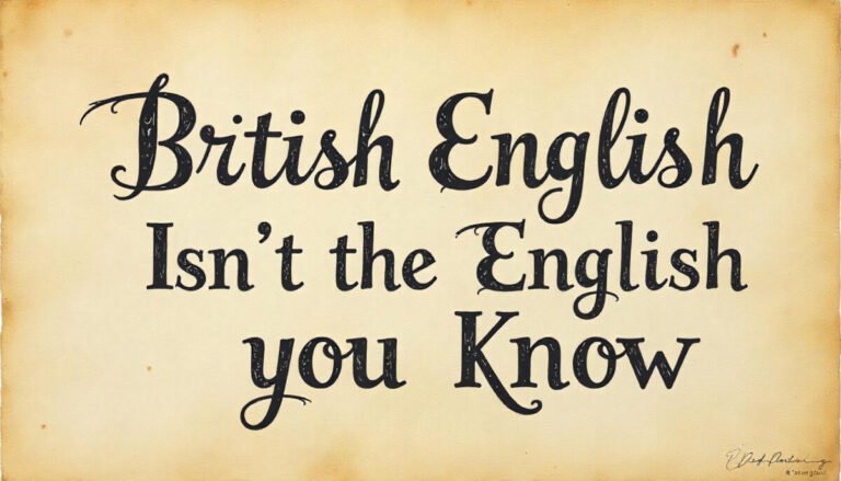 British English Isn’t the English You Know