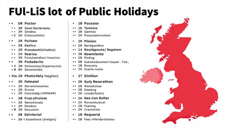 Full List of UK Public Holidays