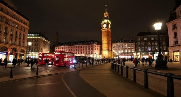 London, England – Iconic Fireworks at the Thames