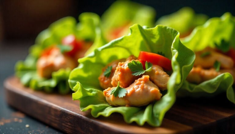 Asian Chicken Lettuce Wraps