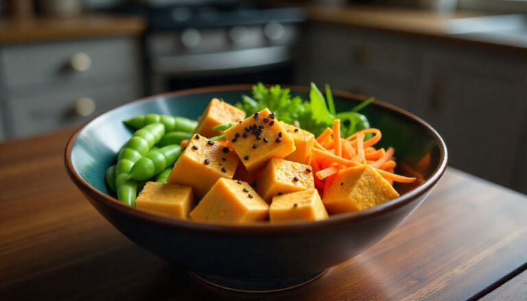 Asian Sesame Tofu Bowl