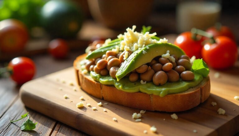 Avocado & Black Bean Toast