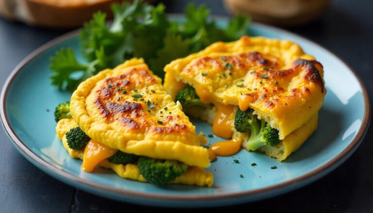 Broccoli & Cheddar Omelet