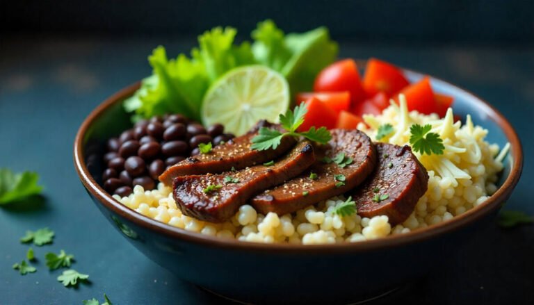 Cauliflower Rice Burrito Bowl