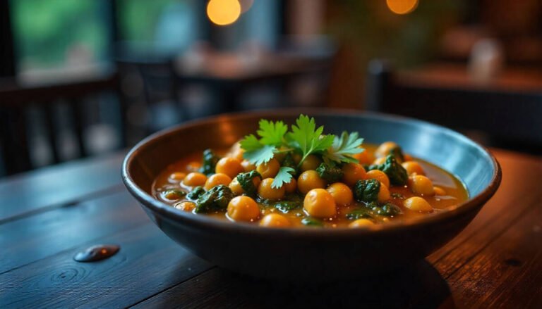 Chickpea & Spinach Curry