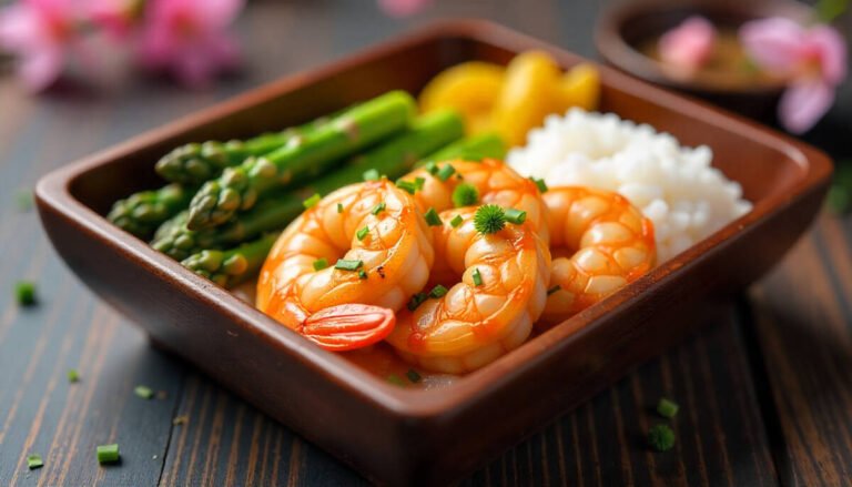 Lemon Garlic Butter Shrimp with Asparagus