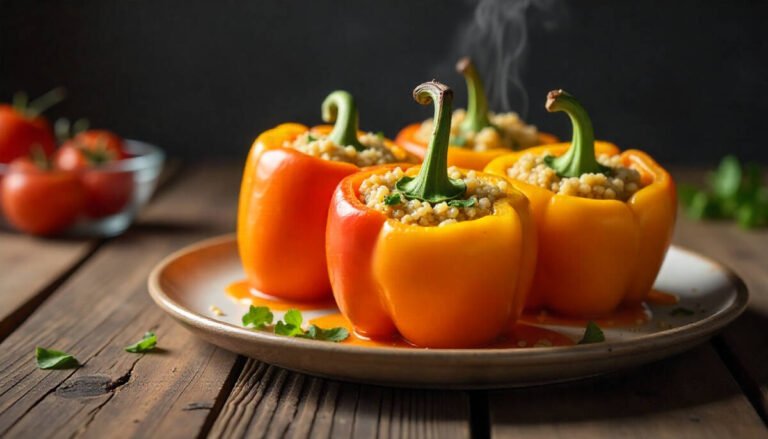 Quinoa Stuffed Bell Peppers