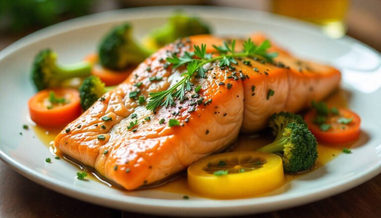 Sheet Pan Lemon Herb Salmon and Vegetables