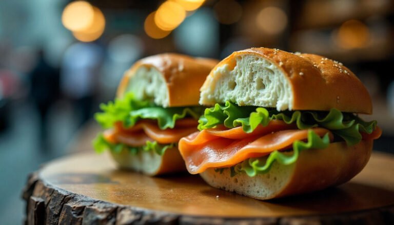 Smoked Salmon & Avocado Bagel