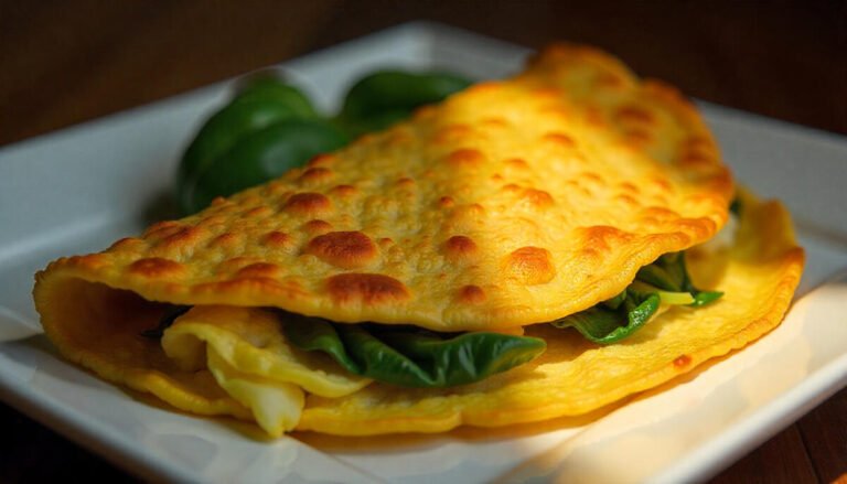 Spinach & Feta Protein Packed Omelet