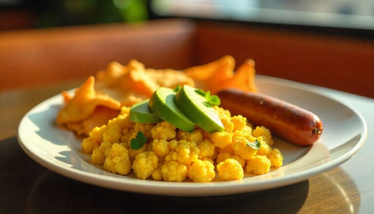 Tofu Scramble with Avocado
