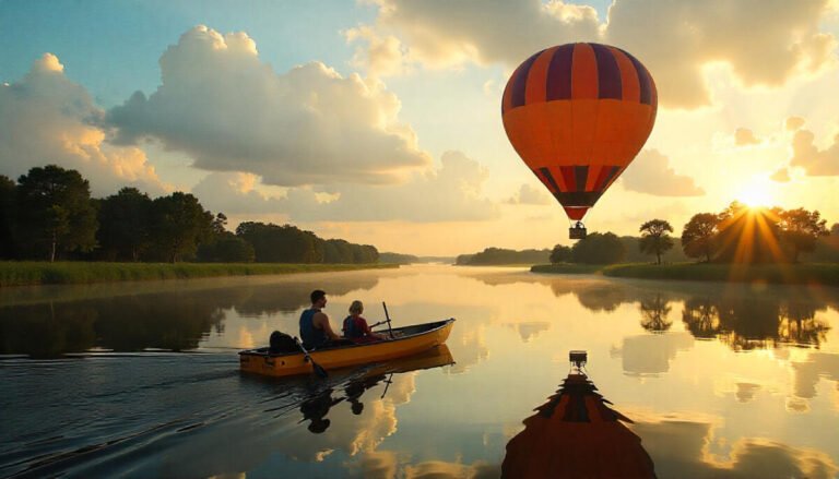 Orlando, Florida – Floating Over Theme Parks & Wetlands