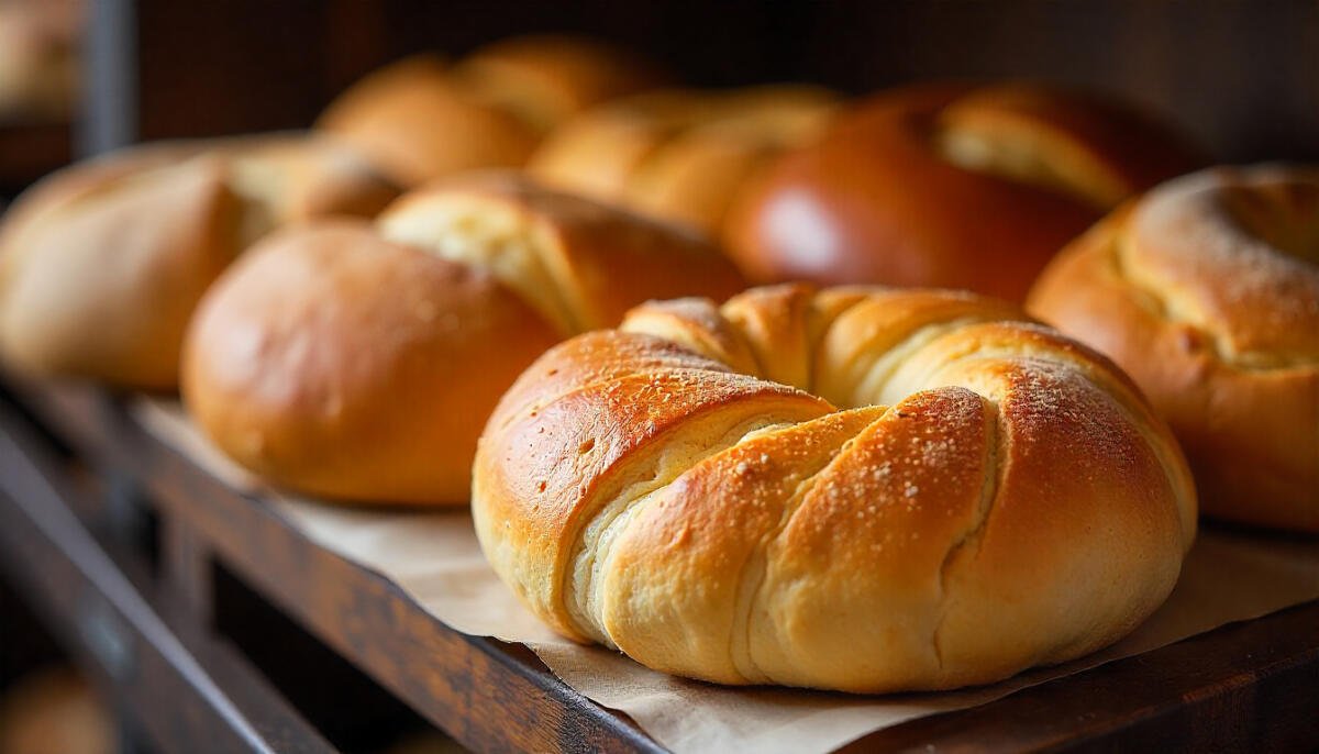 A display of freshly baked artisan breads, pastries, and desserts from top Pennsylvania bakeries.