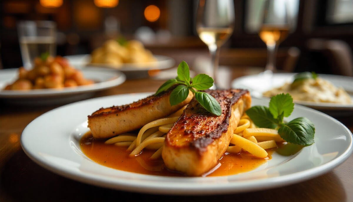 A variety of gourmet dishes served at a top Ohio restaurant, showcasing fine dining and local cuisine for food lovers.