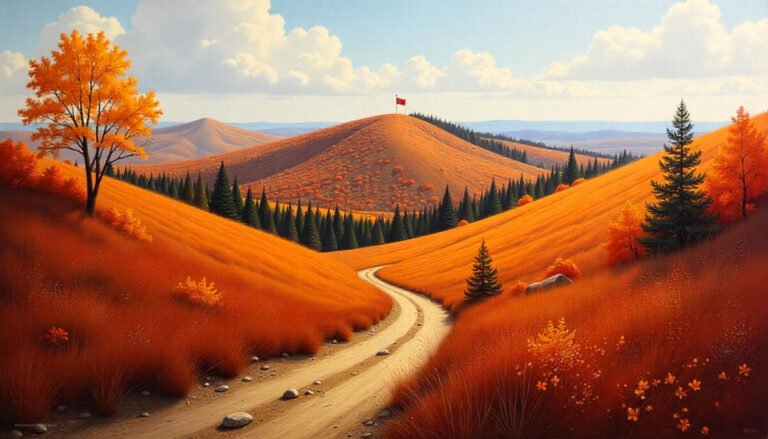 Great Seal State Park — Hills that inspired the state flag