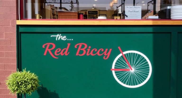 The Red Bicycle Café — Victoria, British Columbia