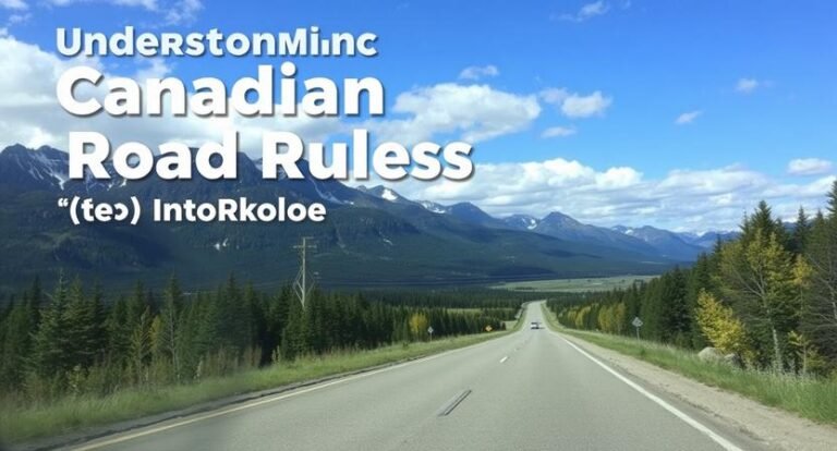 Understanding Canadian Road Rules (Very Important)