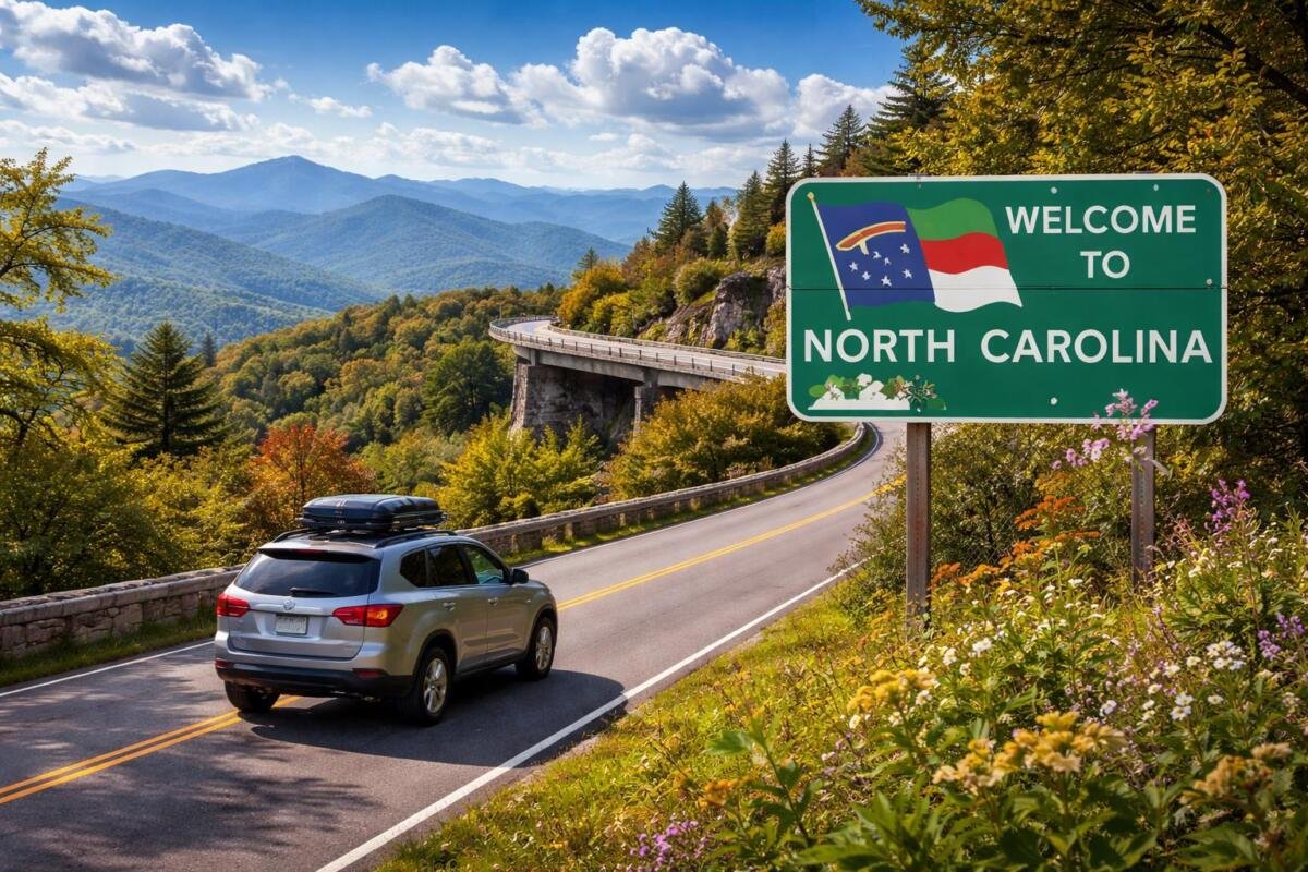 Driving in the North Carolina as a Tourist