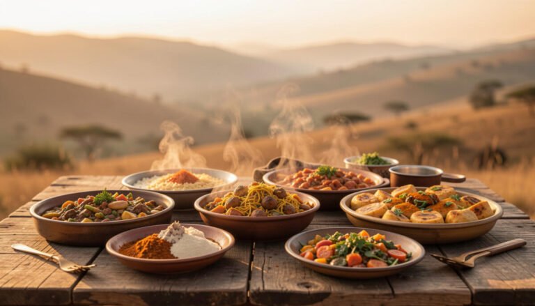 Ethiopian & International Vegetarian Options (Honorable Mention)