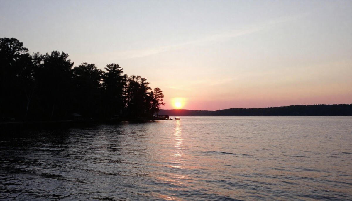 Lakeside Sunsets in North Carolina