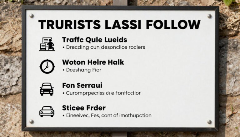 Traffic Laws Tourists Must Follow (Very Important)