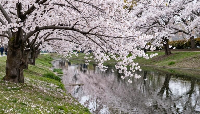Branch Brook Park – Cherry Blossoms & City Nature