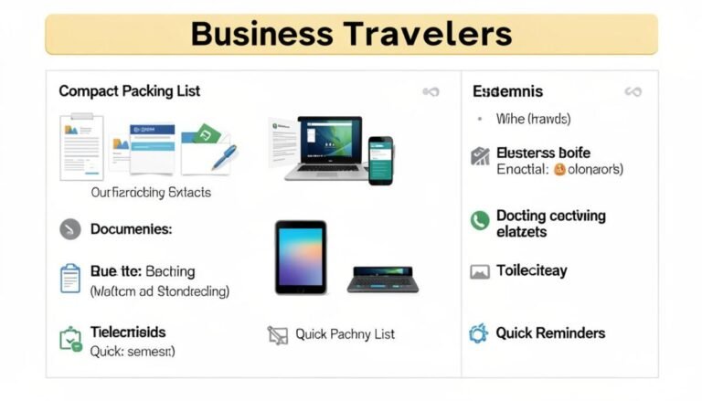 Checklist for Business Travelers