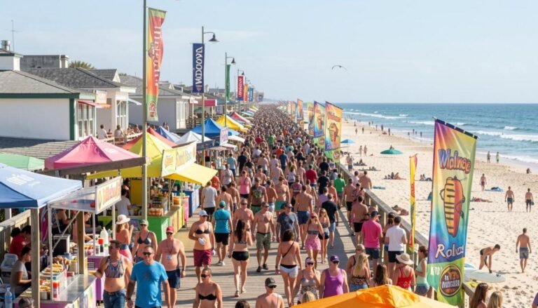 Wildwood Beach – Vibrant Boardwalk & Festivals