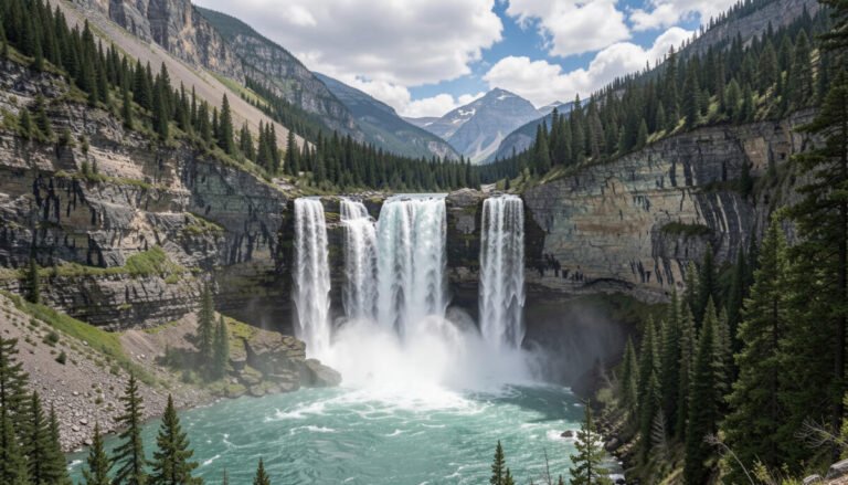 Cascade Falls – A Powerful Mountain Waterfall, Virginia
