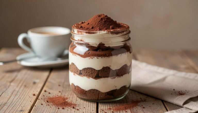 Classic Tiramisu in a Jar