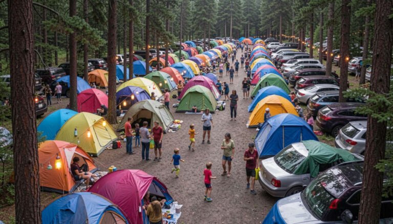 Most Crowded Campgrounds in the USA