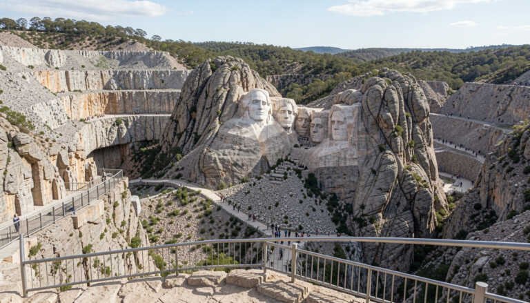 Mount Rushmore of Australia (Super Pit Lookout)