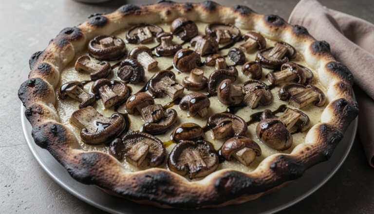 Mushroom Truffle Thin Crust Pie